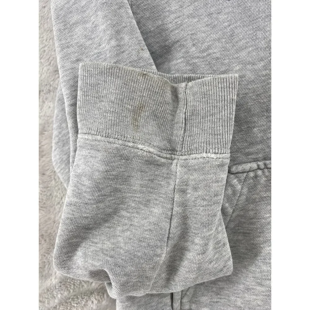 Polo Jeans Ralph Lauren Kids Zip Hoodie Gray Spell Out Fleece Youth L